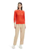 Betty Barclay Lochstrick-Pullover mit Strickdetails in Patch Red/White