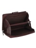 mano Donna Giulia Geldbörse Leder 13 cm dunkelbraun