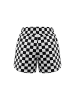 myMo ROCKS Women Shorts in Black Check