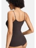 Hanro Spaghetti Top Cotton Seamless in Dark mocha