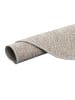 Snapstyle Sisal-Optik Designer Flachgewebe Teppich Pure Meliert Rund in Hellgrau