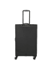 travelite Umbria - 4-Rollen-Trolley L 77 cm erw. (schwarz) in schwarz