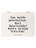 Mr. & Mrs. Panda Dekokiste Opa wurde geschaffen, weil... mit Spruch in Weiß