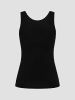 Erlich Textil  Erlich Textil Tanktop LIGHT TOUCH TANKTOP in schwarz