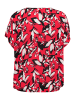 Kaffe Bluse ärmellos KAamber Loose fit in True Red/Pink Graphic Flower