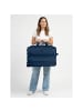 Redolz Duffle Essentials 2-Rollen Reisetasche 55 cm M mit Dehnfalte in navy