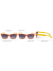 styleBREAKER Nerd Sonnenbrille in Orange / Grau Verlauf