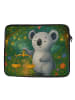 Mr. & Mrs. Panda Laptop Case Waage Astrologie Design ohne Spruch in Weiß