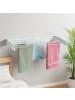 relaxdays Wand-Wäscheständer in Weiß - 80 cm