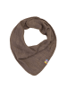Joha Dreiecktuch mit Druckknopf aus Merinowolle/Seide in brown
