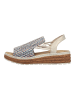 rieker Sandalen in Blau/Beige