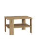 CALICOSY Couchtisch DUAMA in Eiche - (W)60  x (H)37  x (L)45 cm