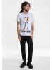 Logoshirt T-Shirt Lucky Luke in grau