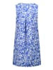 Betty Barclay Leinenkleid ohne Arm in Weiß/Blau