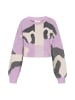 IZIA Damen Pullover in Lavendel Creme