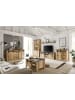 Furn.Design Wandboard Used Wood hell, anthrazit, Wandregal 160 cm