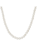 Valero Pearls Perlen-Kette Sterling Silber Süßwasser-Zuchtperle in weiß