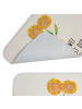 Mr. & Mrs. Panda Badteppich Blume Sonnenblume mit Spruch in Weiß