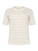 KAFFE curve T-shirt KCWinni Loose fit in Ant. White/Steeple Gray Stripe