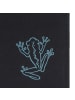 oxmox New Cryptan Geldbörse RFID Schutz 11 cm schwarz-frog 2.0 cyan