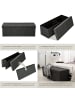 tectake Faltbare Sitztruhe aus Polyester mit Stauraum 110x38x38cm