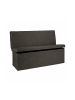 relaxdays Faltbarer Sitzhocker in Braun - (B)114 x (H)73 x (T)38 cm