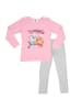 United Labels Paw Patrol Schlafanzug - Snuggle  Langarm in grau/rosa