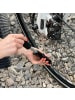 Intirilife Mini Fahrradpumpe Luftpumpe in Schwarz
