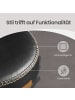 VASAGLE Barhocker Ekho in Schwarz - (B)54 x (H)90.3 x (T)54 cm