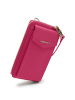 Lazarotti Bologna Leather Handytasche Leder 11 cm in hot pink