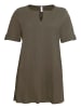 sheego Longshirt in dunkeloliv