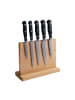 relaxdays Messerblock in Natur - (B)30 x (H)22 x (T)10 cm