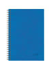 BRUNNEN Buchkalender 796 A5 1 Woche/2 Seiten Karton-Einband blau 2026