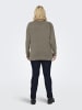 ONLY Carmakoma Strickpullover in Walnut