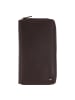 Golden Head Polo Geldbörse RFID Schutz Leder 21.5 cm in dunkelbraun