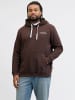 JACK & JONES PLUS Kapuzenpullover in Seal Brown