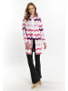 IZIA Damen Cardigan in Pink Mehrfarbig