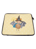 Mr. & Mrs. Panda Laptop Tasche Fledermaus Zauberer ohne Spruch in Gelb Pastell