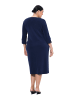Ulla Popken Kleid in marine