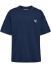 Hummel Shirt "Loose T-Shirt S/S Bee" in Blau