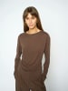 Mos Mosh Langarmshirt MMAmi in schoko