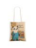 Mr. & Mrs. Panda Bedruckte Tasche Hausmeister Leidenschaft Desig... in Weiß