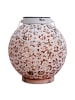 näve LED Solarleuchte "BLUMENMUSTER" in weiß - (L)18 cm x (B)18 cm x (H)19.5 cm