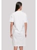 F4NT4STIC Oversized Kleid Stern Basic in weiß