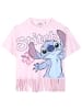 Cerda T-Shirt Disney Lilo & Stich mit Fransen in Rosa