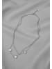 ANELY Layering Halskette mit Perlmutt Stein Anhänger Modeschmuck in Silber