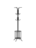 SONGMICS Garderobenständer Alan in Schwarz - (B)30 x (H)175.5 x (T)30 cm