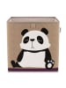 Lifeney Aufbewahrungsbox Panda dunkel, 33 x 33 x 33 cm