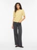 Vila Strickoberteil in Pastel Yellow