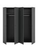 ebuy24 Kleiderschrank Darwin Anthrazit 160 x 51 cm